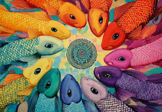 Acrylic paintings